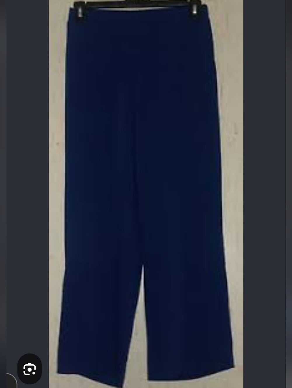 Bob Mackie Wide Leg Trousers in Navy
